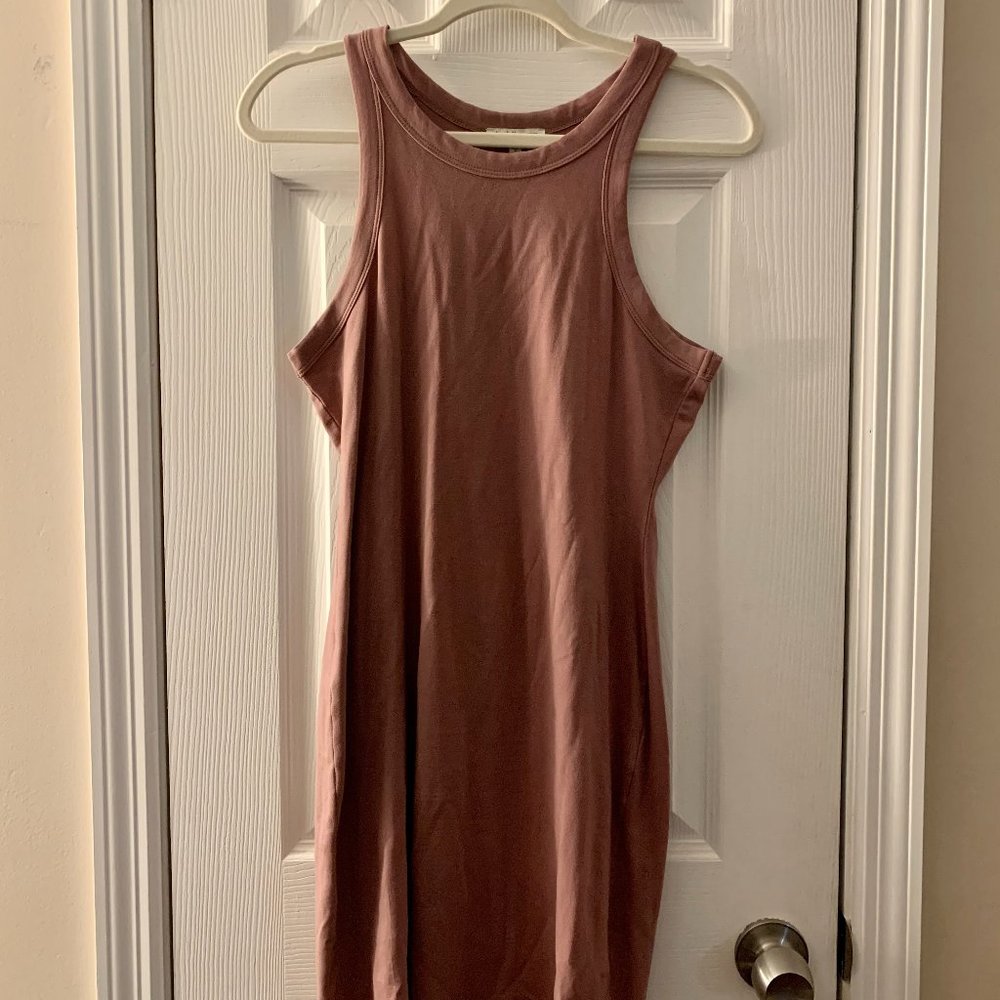 CR Solid Print Dress